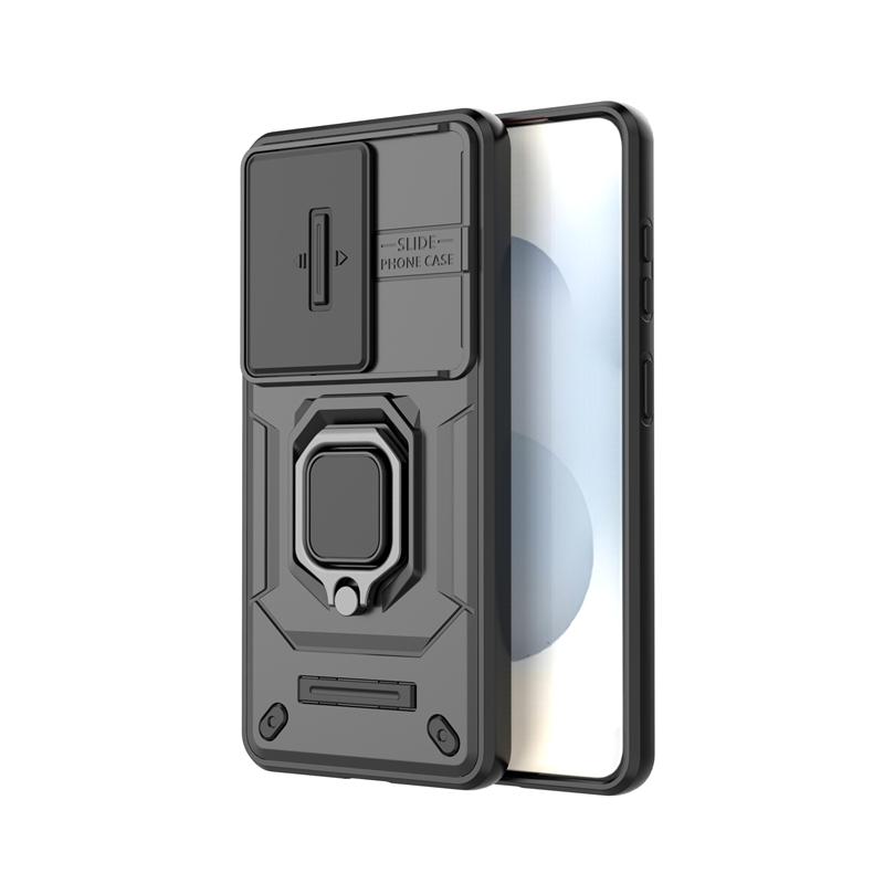 Schiebe-Fenster Handyhülle Für Samsung Galaxy S26 Stoßfest Ringhalter Magnetische Hülle Für Samsung S26 Hülle Für Samsung S26 Hülle