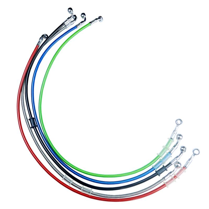 Universal 400 To 2200mm Motorcycle Hydraulic Reinforced Brake Clutch Oil Hose Line Pipe For ATV Dirt Pit Racing Bike