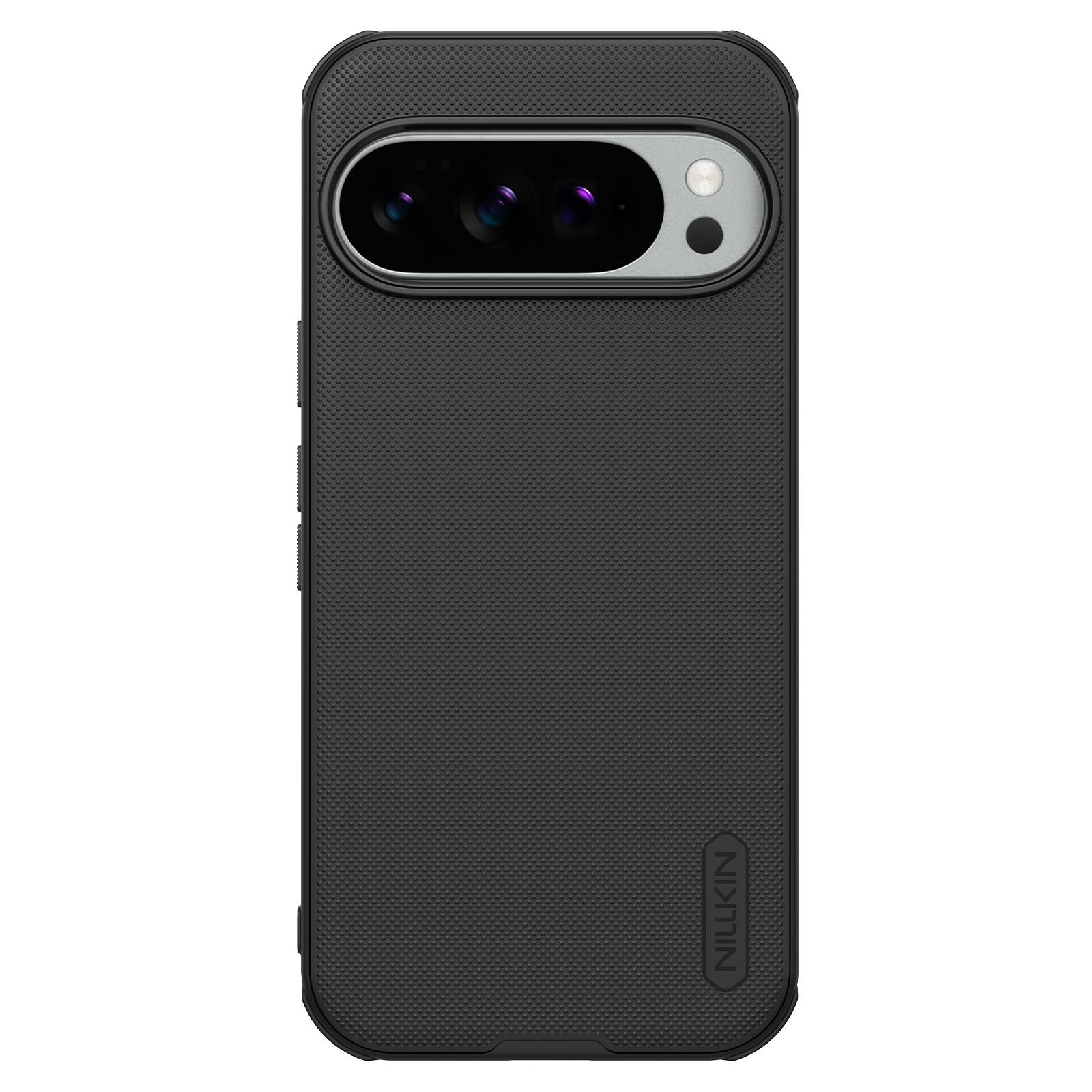 

Для Google Pixel 10 Pro XL Чехол для телефона Nillkin Super Frosted Shield Pro Магнитная Жесткая PC+TPU Оболочка Ударопрочная Задняя Крышка Google Pixel 10 чёрный