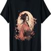 Samurai Woman Cherry Blossom T-Shirt