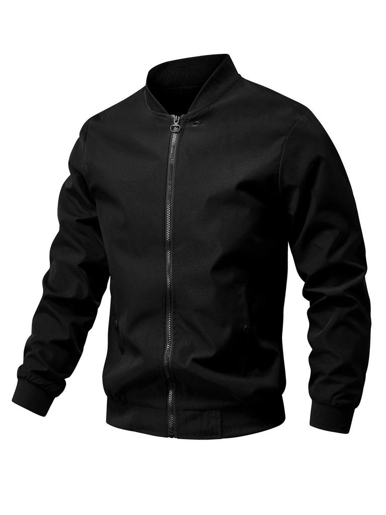 Men's Trendy Baseball Jacket: European Size, Loose Fit, Spring/Autumn 2025