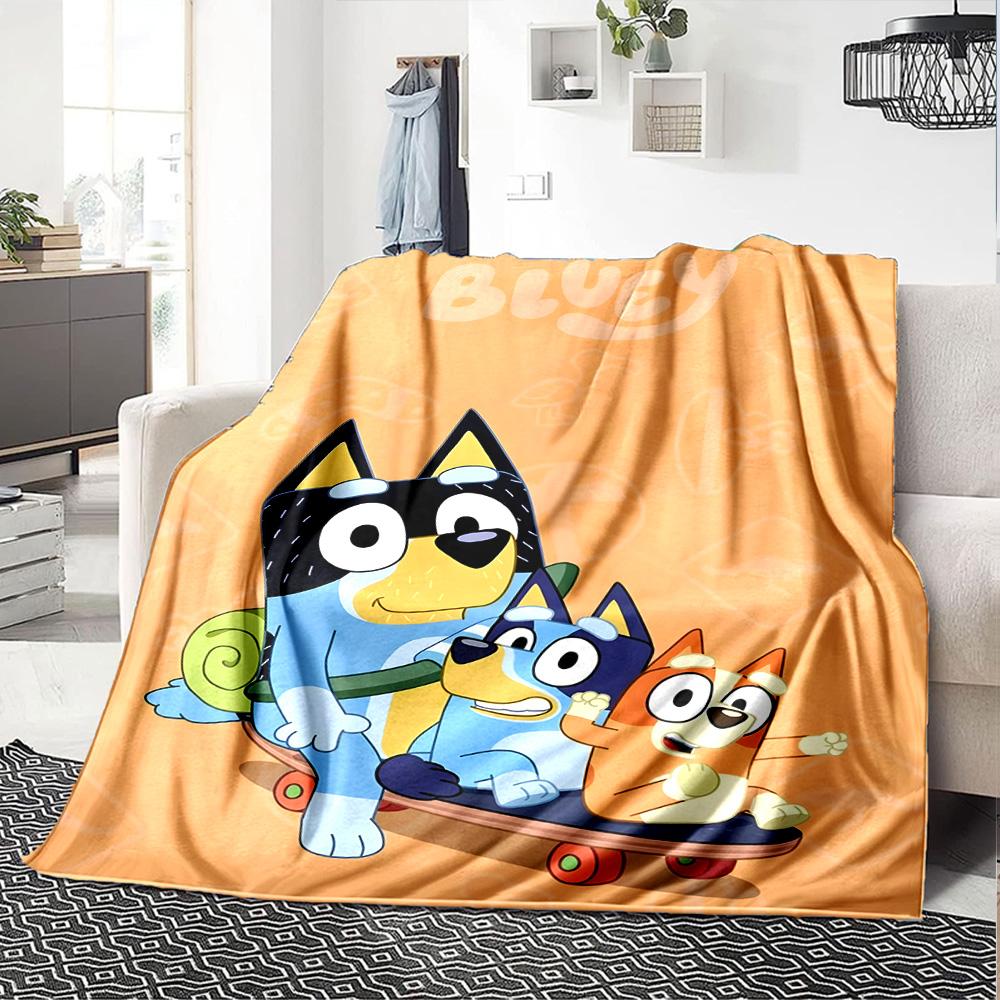 1 Stück B-Blucy Decke, Geschenk, für Männer und Frauen, Weiche Decke, Gut für Schlafsofa Couch Reisen, Leichte Flanelldecke