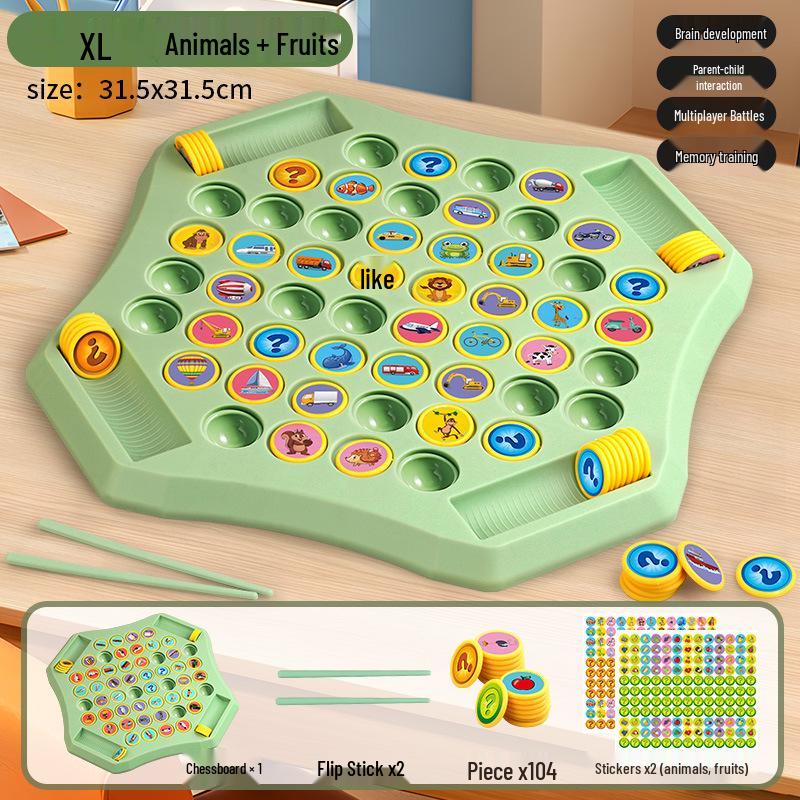 Children's Chess Battle: Pair-Up & Concentration Game for Parent-Child Educational Fun