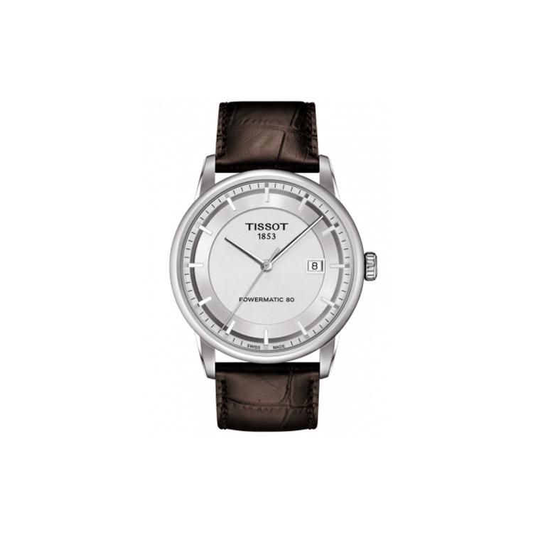 

TISSOT Luxury Collection Mechanical Movement Men s Watches Watch 41mm White Dial Stainless Steel Case T086.407.16.031.00 Silver Dial