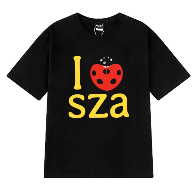 Fashion I Love SZA Grand National Tour 2025 Graphic T shirt Men Women Trend Y2k short sleeve T-shirts Unisex Hip Hop Cotton Tops