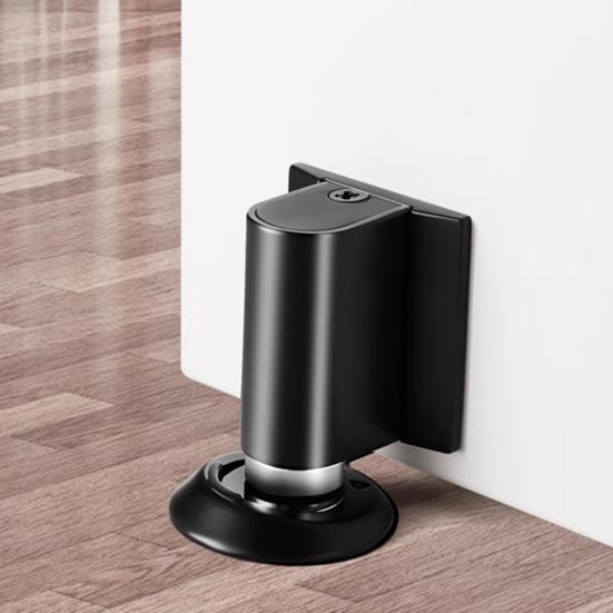 Magnetic Door Stopper Wall Protector No Drilling Anti-collision Windproof Door Holder Carpet Tile Concrete Wooden Floor Zinc Alloy Doorstop