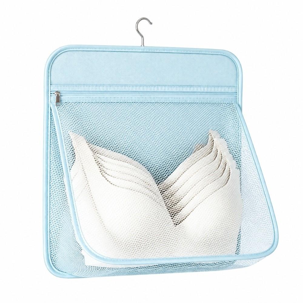 Breathable Hanging Closet Organizer Large Capacity Mesh Storage Bag  Student Dormitories