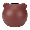 Household Cartoon Bear Multi Functional Tissue Storage Box Paper Towel Dispenser Case(Brown )