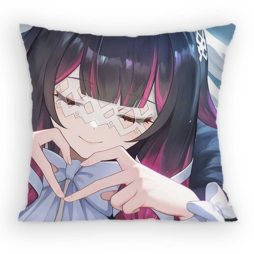 Elegant Melody Maiden Columbina Pillow Case Sofa Living Room Bedroom Headboard Backrest Cushion Square Cushion Nap Time