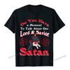 Satan Pentagram Funny Satanic Cute Baphomet Goat Occult T-Shirt Camisas Top T-Shirts For Tops Shirts Fashion Summer