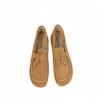 Loafers Women's Summer One-pedal Lazy Shoes British Style Leather Retro Doudou Shoes Women's Single Shoes Comfortable Flat Bottom