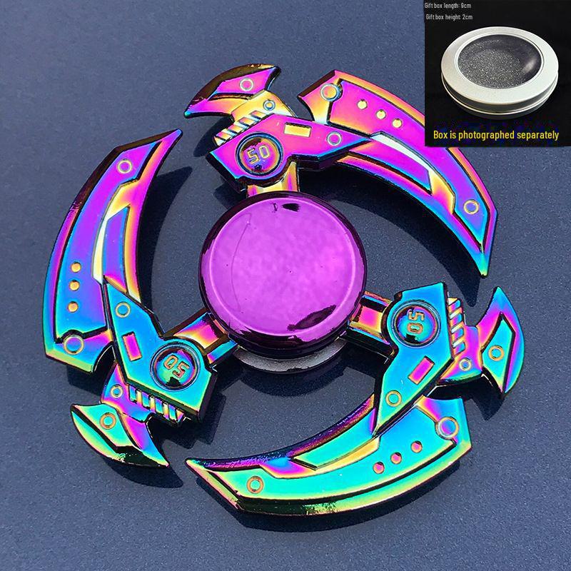 

Светящийся металлический гироскоп на палец - крутая, красочная игрушка для декомпрессии для детей и студентов