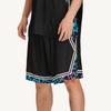 Under Armour Elastic Waist Striped Sports Shorts Men Black 24500211-001