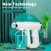 300ML Blue Light Nano Hairspray USB Rechargeable Barber Sprayer Bottle Wireless Steam Gun for Grooming & Styling Tools