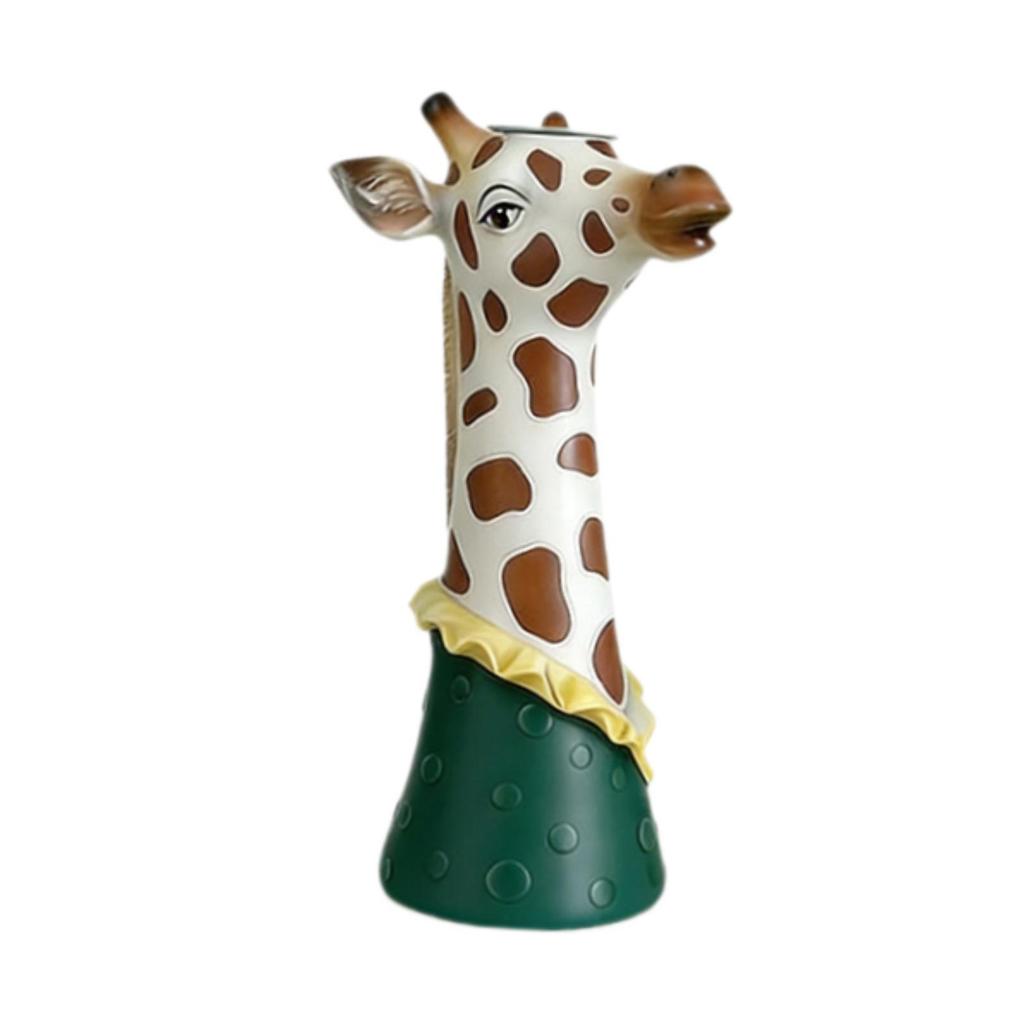 Animal Face Vase Home Decor Living Room Table Decoration Art Statue Ornaments,Creative,Dried Flower Vase Modern,