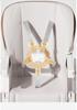 Convertible Baby High Chair & Rocker: Foldable 2-in-1 Dining Seat & Cradle