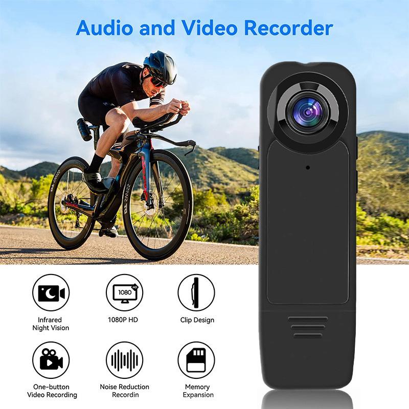 High Definition Camera 1080P Night Vision Outdoor Cycling Sports Camera Thumb Pocket Law Enforcement Recorder