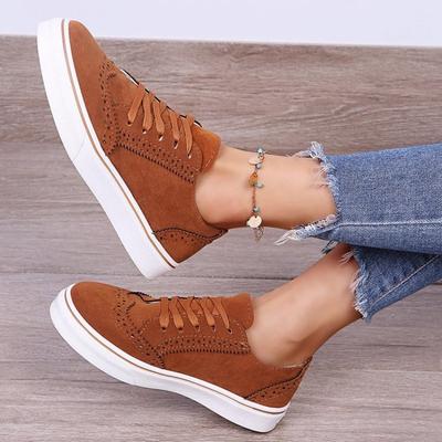 Large Size Casual Shoes for Women's Autumn New Board Shoes TEUM Casual Shoes for Women