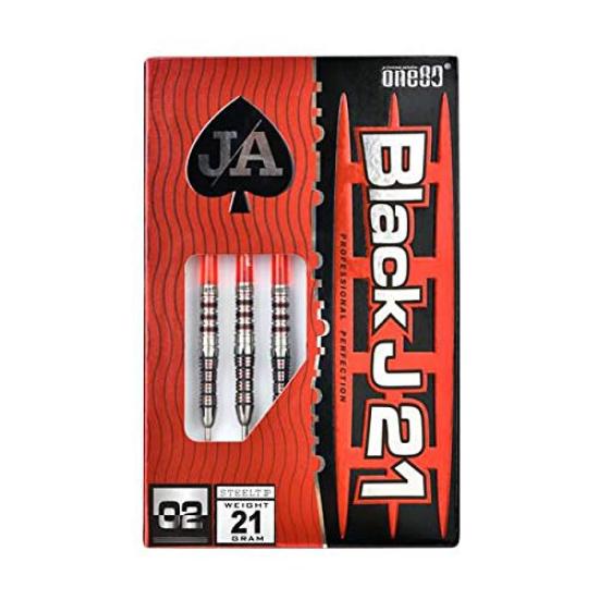 One80 Black J21 04 Darts Barrel 2BA Darts (90% Tungsten) Barrel, 19.0g