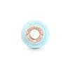 Pandora Murano Glass Charm Rose Gold Matte Blue Women Charm 789420C00
