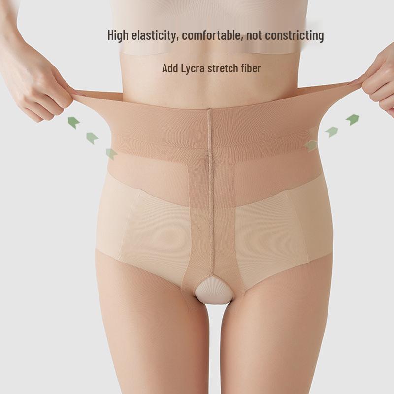 0D Air T-gear Open Crotch Stockings: Pure Desire for Tall Women, No-removal, Summer Sexy Wear