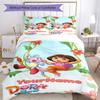 Dora Explorer Customize Your Name Bedding Set Breathable Duvet Cover with Pillowcases Home Decoration Birthday Gift