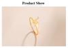 Cazador Adjustable Dinosaur Ring Stainless Steel Cute Brachiosaurus Open Rings for Women Animal Jewelry Birthday Gift Wholesale