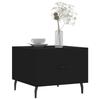 VidaXL Coffee Table Black 50x50x40 Cm Engineered Wood 829430