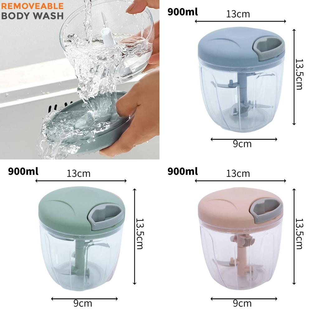 Multi-functional Vegetable Chopper With Manual Blender Manufacturer Direct Selling