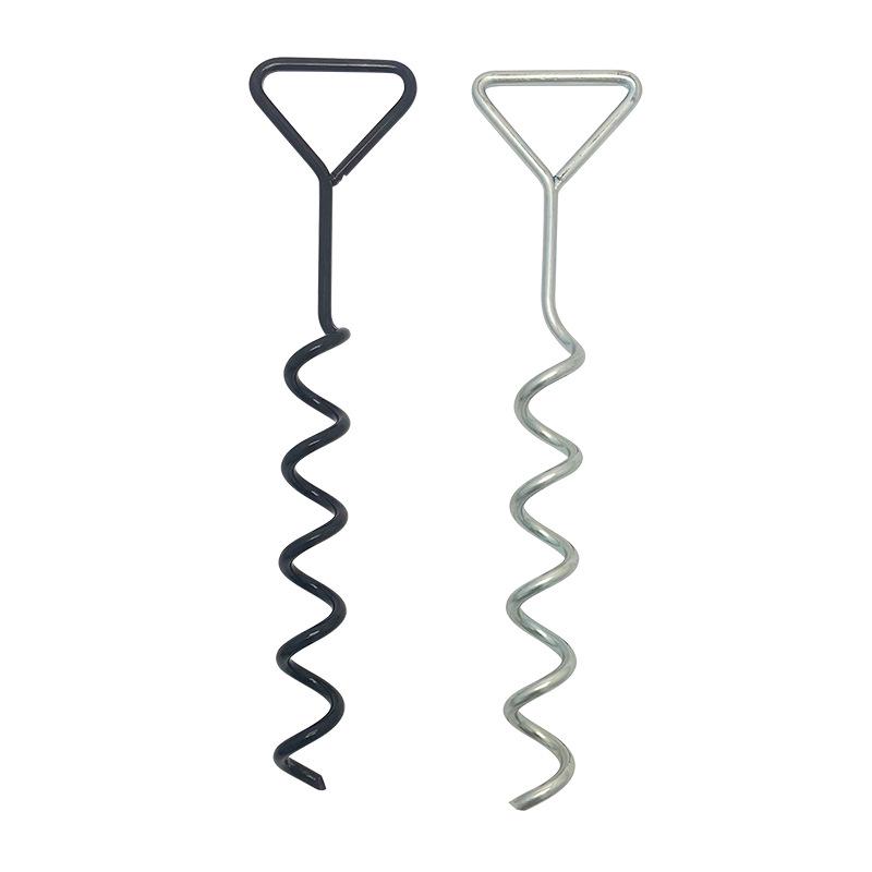 40cm Lightweight Spiral Ground Anchor for Tarp and Tent Pegs