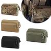 Horizontal Zipper Sundries Bag Molle Waist Seal with Bag Internal Elastic Rope Strap Fixed Storage Bag