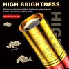 Newest LED Flashlight Monkey King Carving dragon golden Cudgel Stick Hand Torch Flashlight Outdoor Emergency Light Create design