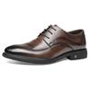 2025 Lederschuhe Herrenleder High-End Britischer Stil Herrenschuhe Businesskleid Pendler Hochzeit Derby-Schuhe erste Schicht Rindsleder