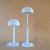 Practical Plastic Wig Stand with Adjustable Height  Hat Display for Easy Storage and Travel Suitable for All Wig Types