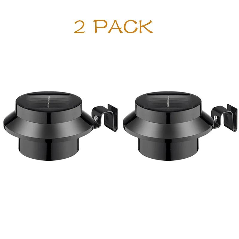 Outdoor Solar Gutter Lights 3 9 LEDs Fence Light Waterproof Security Lamps For Eaves Garden Landscape Pathway B Solar Lights