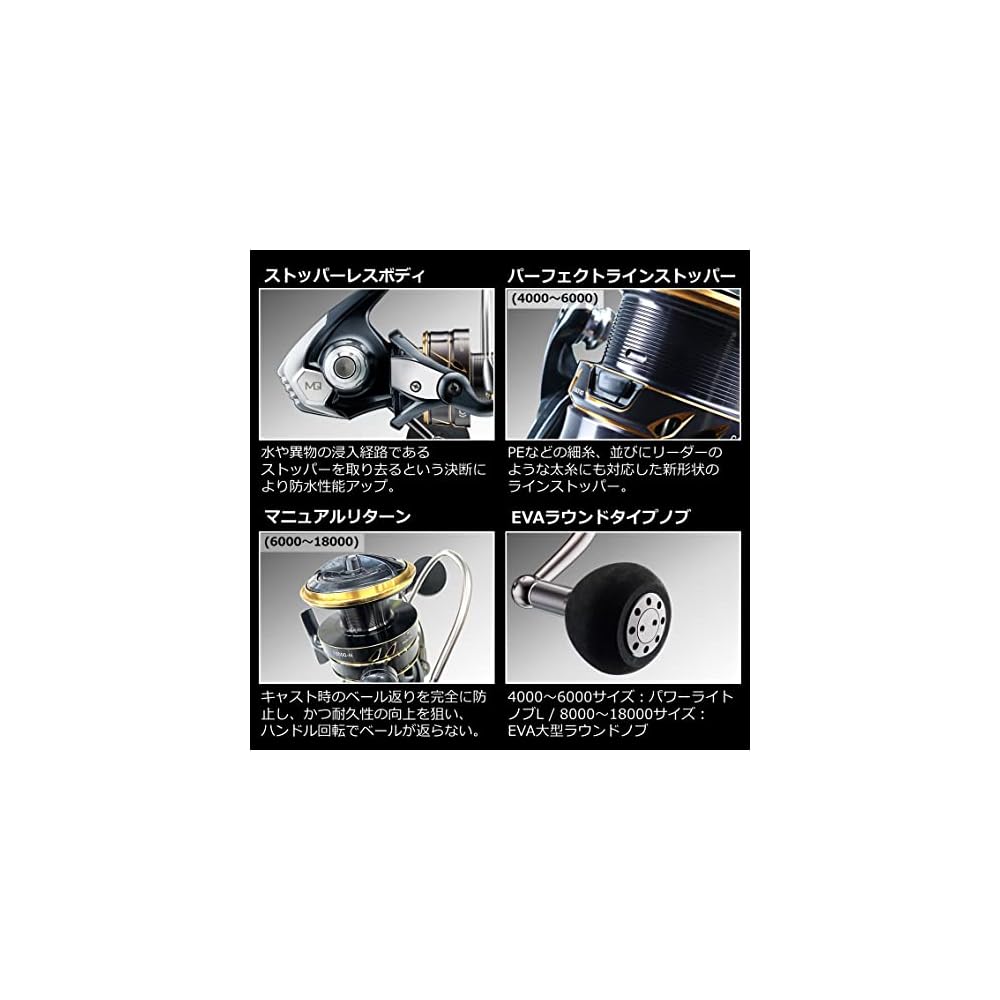 Daiwa Caldia SW 6000S-H Spinning Reel 2022 Model Lightweight Durable Fishing Gear