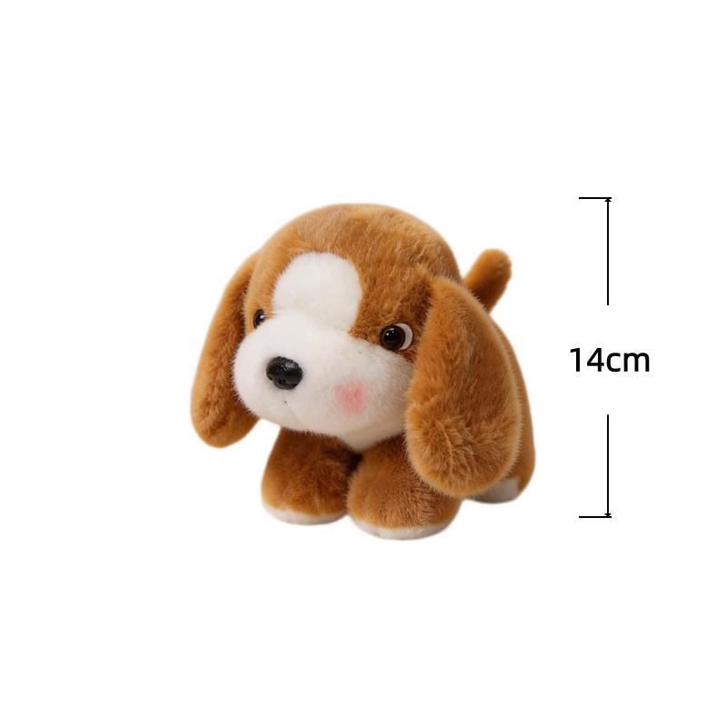 Hunde-Serie Plüschtier Dobermann Pinscher Schnauzer Bulldogge Labrador Stoffpuppe Schreibtisch Dekorative Spielzeuge Niedlich Geburtstag Geschenke