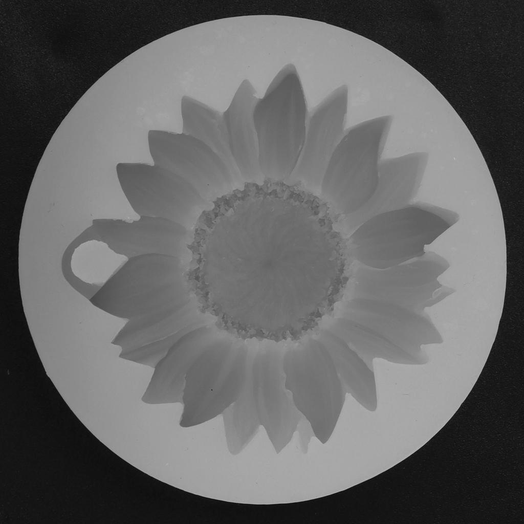 Slunečnicové Fondantové Formy na Dorty Květinové Fondantové Pečicí Formy na Dorty pro Baby Shower Dorty Cupcakes Bílé