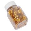 100Pcs Hair Dreadlocks Beads Fashion Trend Hollow Resist Oxidation Sufficient Quantity Hair Braiding Tubes for Home