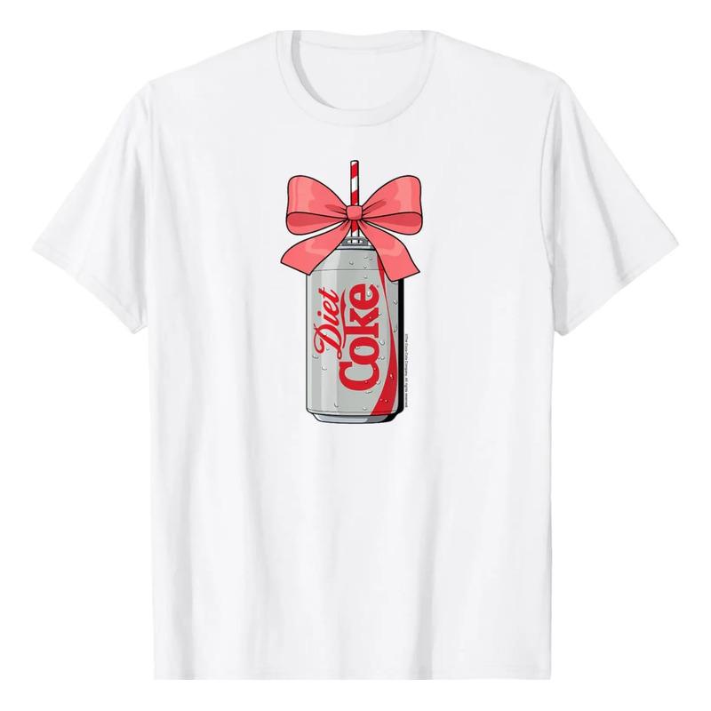 Camiseta Diet Coke Con Lazo Y Pajita En Lata S