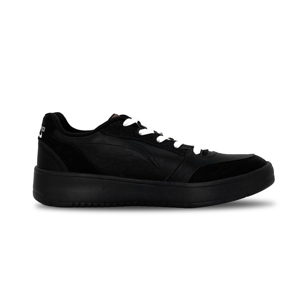 Li Ning Sycee V3 Slip Resistant Abrasion Resistant Balance Low Top Skateboard Shoes Men's Black White AGCV107-1(Team917-)