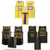 Lakers Lebron James 23 Kinder Basketbalshirt Polyester Mouwloos Sportkleding Voor Jongeren Spelen