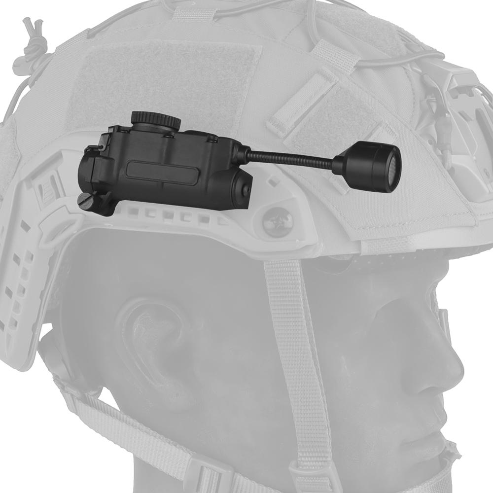 Sidewinder Helmleuchte Taktische Stroboskoplicht Rot/Grün/Blau/Weiß/IR Kopf IFF Licht Jagd Angeln Hilfs-LED-Taschenlampe