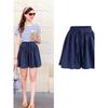 Solid-Color Striped Single-Layer Culotes Solid Lace-up Single Layer Culottes Women