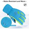3 Sizes Kids Gloves, Snow & Ski Gloves for Boys & Girls, Winter Waterproof