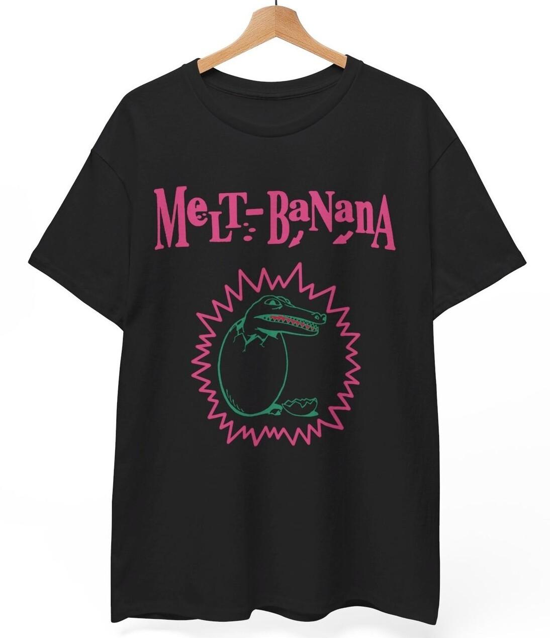 Музыка японской нойз-рок группы Melt Banana, Футболка Melt Banana, Топ, Унисекс Рубашка S