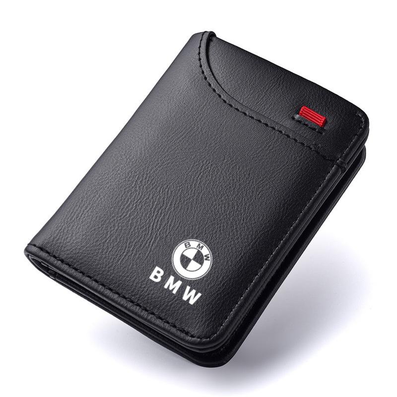 Portafoglio da Uomo Portapenne in Pelle con Logo Auto Ornamenti Per BMW X1 X6 X5 X3 E36 E39 E46 E60 E90 E90 E93 G20 G21 G01 F01 F10 F30