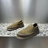 One-pedal Casual Men's Shoes, New Doudou Shoes, Thin Velvet Thick-soled Lazy Shoes, Fashionable and Loose Low-top Leather Surface Cr