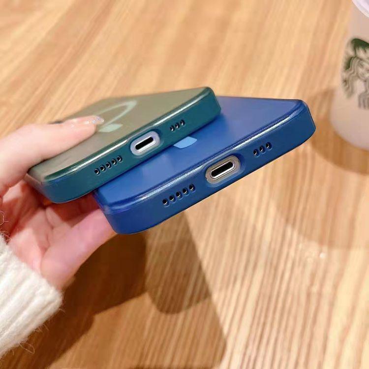 Fashionable and Applicable Apple 15promax Phone Case, IPhone12magsafe Magnetic Anti-drop Protective Case
