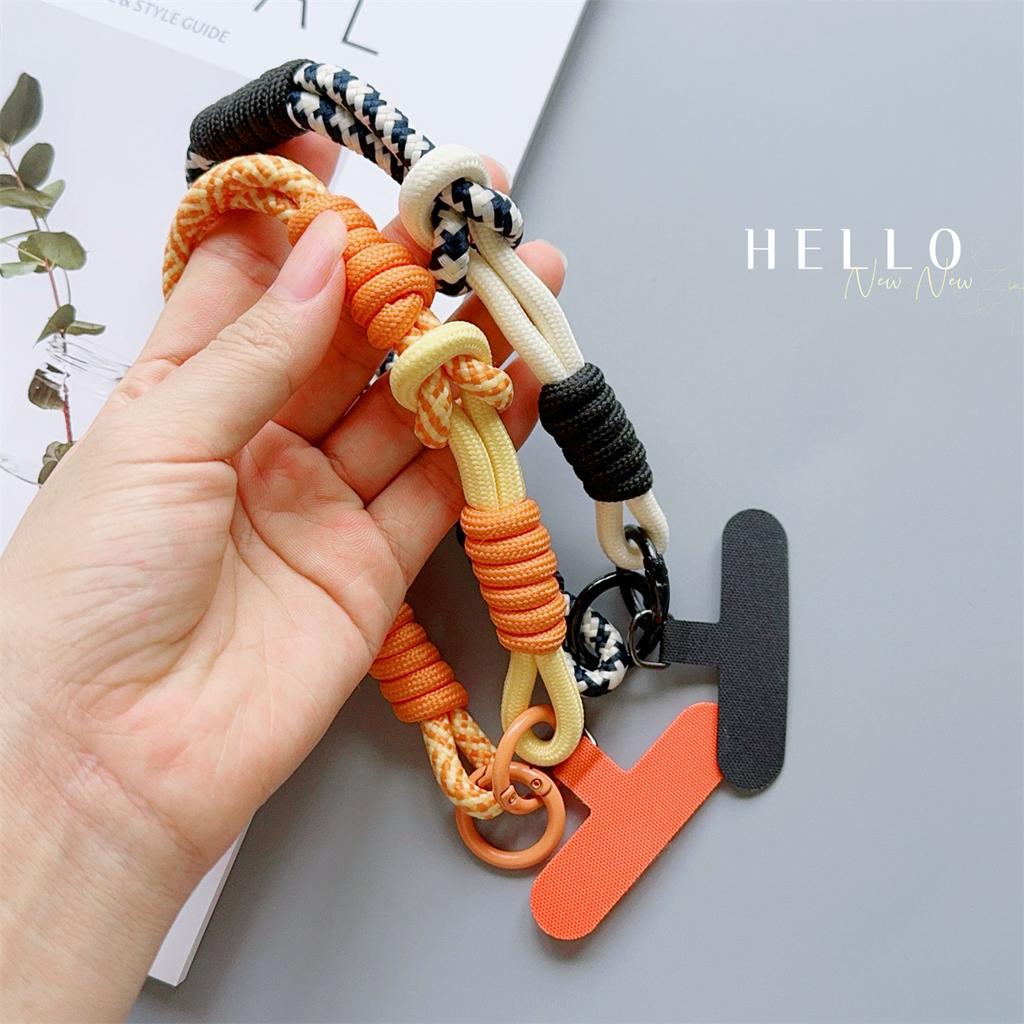 1Pc Cellphone Straps Hanging Cord Mobile Phone Lanyard Short Wrist Strap Charm Anti-lost Chain for Women Keychain Pendant